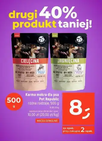 Dealz Karma mokra dla psa Pet Republic, 500 g oferta
