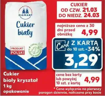 Kaufland Cukier biały kryształ 1 kg oferta
