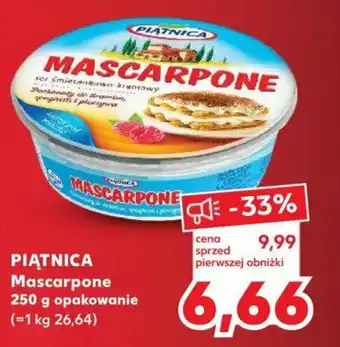 Kaufland PIĄTNICA Mascarpone 250 g oferta