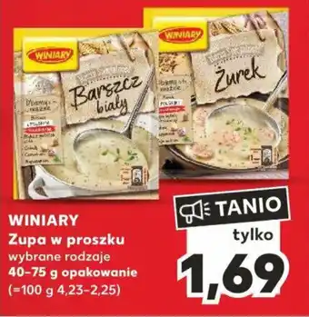 Kaufland WINIARY Zupa w proszku 40-75 g oferta