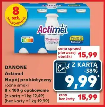 Kaufland DANONE Actimel Napój probiotyczny 8x100g oferta