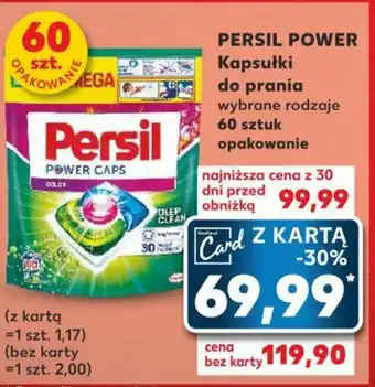 Kaufland PERSIL POWER Kapsułki do prania 60szt. oferta