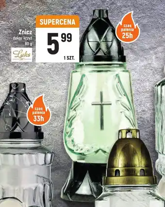 Intermarche Znicz dekor krzyż 80g oferta