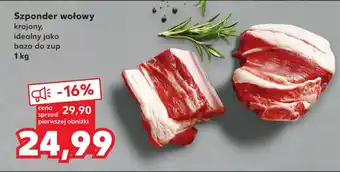 Kaufland Szponder wołowy 1 kg oferta