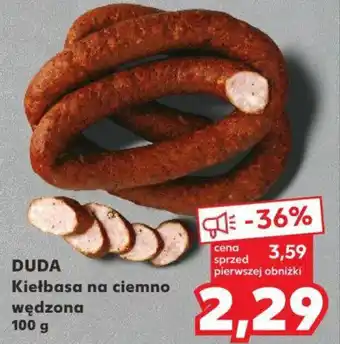 Kaufland DUDA Kiełbasa na ciemno wędzona 100 g oferta