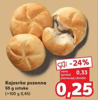 Kaufland Kajzerka pszenna 55 g oferta