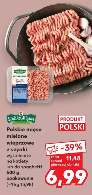 Kaufland Polskie mięso mielone wieprzowe z szynki 500 g oferta
