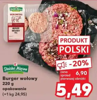 Kaufland Burger wołowy 220 g oferta