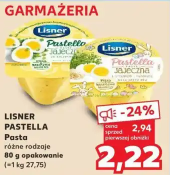 Kaufland LISNER PASTELLA Pasta 80 g oferta