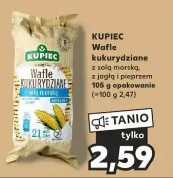 Kaufland KUPIEC Wafle kukurydziane 105 g oferta