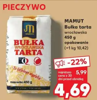 Kaufland MAMUT Bułka tarta 450 g oferta