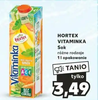 Kaufland HORTEX VITAMINKA Sok 1 l oferta