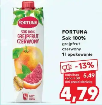 Kaufland FORTUNA Sok 100% 1 l oferta