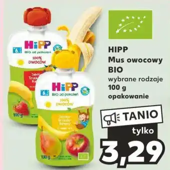 Kaufland HIPP Mus owocowy BIO 100 g oferta