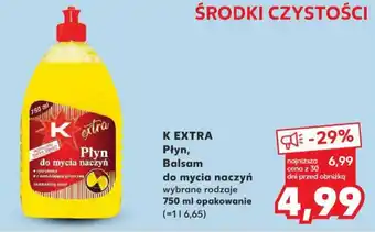 Kaufland K EXTRA Płyn, Balsam do mycia naczyń 750 ml oferta