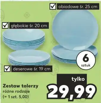 Kaufland Zestaw talerzy 6 szt. oferta