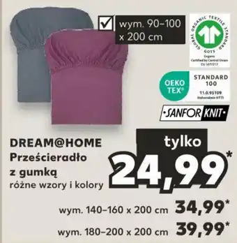 Kaufland DREAM@HOME Prześcieradło z gumką oferta