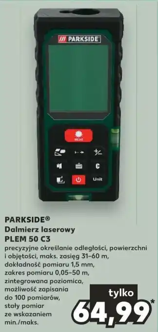 Kaufland PARKSIDE Dalmierz laserowy PLEM 50 C3 oferta
