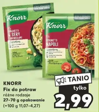Kaufland KNORR Fix do potraw 27-70 g oferta