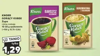 Kaufland KNORR GORĄCY KUBEK Zupa 12-22 g oferta