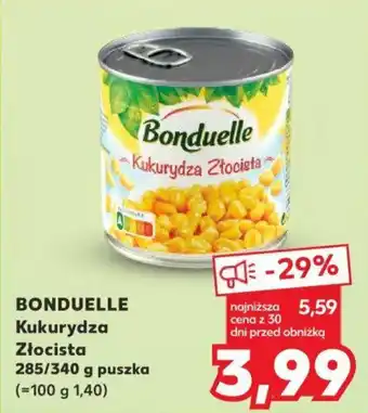 Kaufland BONDUELLE Kukurydza Złocista 285 / 340 g oferta