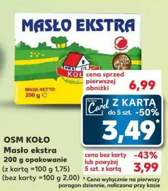 Kaufland OSM KOŁO Masło ekstra 200 g oferta
