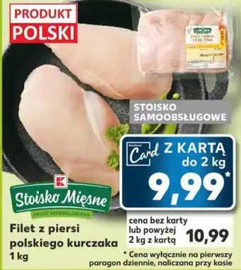 Kaufland Filet z piersi polskiego kurczaka 1 kg oferta