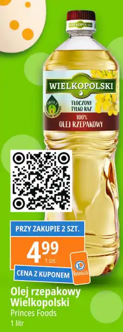 E.Leclerc Olej rzepakowy Wielkopolski Princes Foods 1l oferta