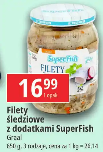 E.Leclerc Filety śledziowe z dodatkami SuperFish Graal 650g oferta