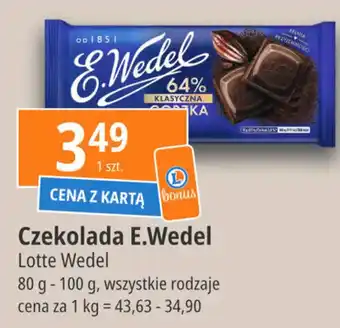 E.Leclerc Czekolada E.Wedel Lotte Wedel 80-100g oferta