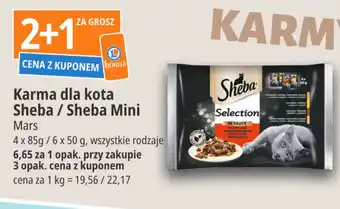 E.Leclerc Karma dla kota Sheba/Sheba Mini Mars 4x85g/6x50g oferta