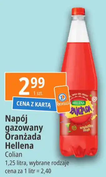 E.Leclerc Napój gazowany Oranżada Hellena Colian 1,25l oferta