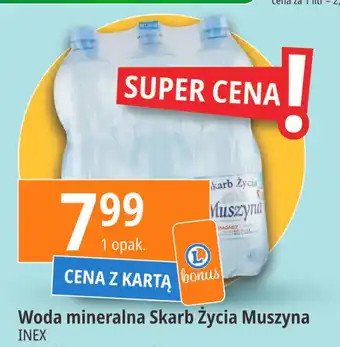 E.Leclerc Woda mineralna Skarb Życia Muszyna INEX 6x1,5l oferta