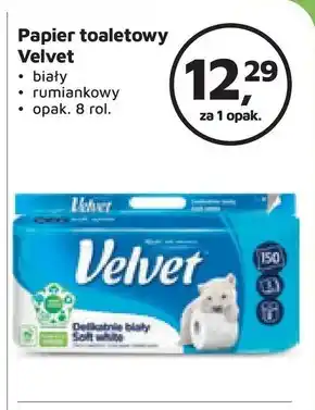 Odido Velvet Delikatnie Biały Papier toaletowy 8 rolek oferta