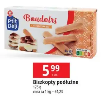 E.Leclerc Biszkopty podłużne 175g oferta