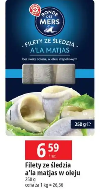 E.Leclerc Filety ze śledzia a'la matjas w oleju 250 g oferta