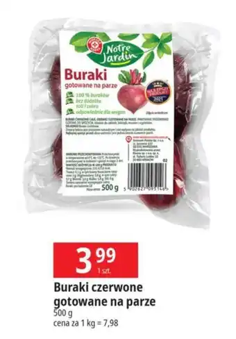 E.Leclerc Buraki czerwone gotowane na parze 500 g oferta