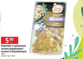 E.Leclerc Naleśniki z nadzieniem serowo-jagodowym/ serowo-truskawkowym 360 g oferta