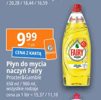 E.Leclerc Płyn do mycia naczyń Fairy Procter&Gamble 650/900ml oferta