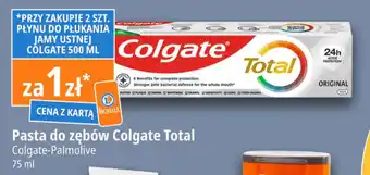 E.Leclerc Pasta do zębów Colgate Total Colgate Palmolive 75ml oferta