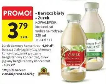 Intermarche Barszcz biały Żurek KOWALEWSKI 320ml oferta