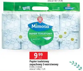 E.Leclerc Papier toaletowy zapachowy 3-warstwowy 8 rolek oferta