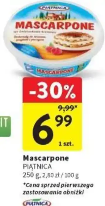 Intermarche Mascarpone PIĄTNICA 250g oferta