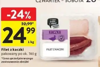 Intermarche Filet z kaczki 1kg oferta