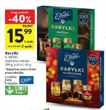 Intermarche Baryłki E. WEDEL 200g oferta