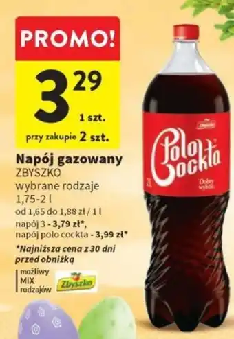 Intermarche Napój gazowany ZBYSZKO 1,75-2l oferta