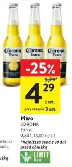 Intermarche Piwo Corona 0,33l oferta