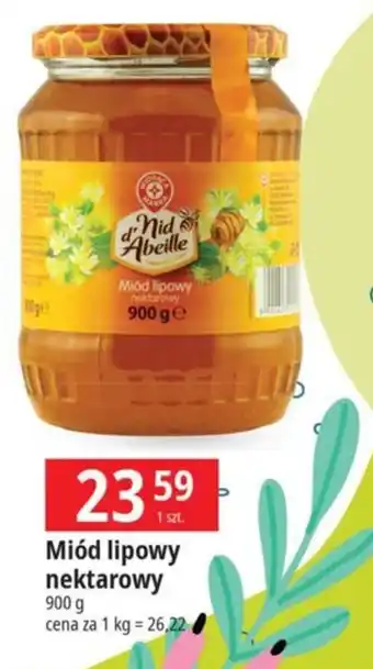 Miód lipowy nektarowy 900 g