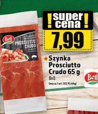 Topaz Szynka Prosciutto Crudo 65 g Bell oferta
