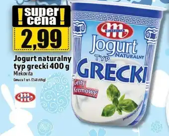 Topaz Jogurt naturalny typ grecki 400 g Mlekovita oferta